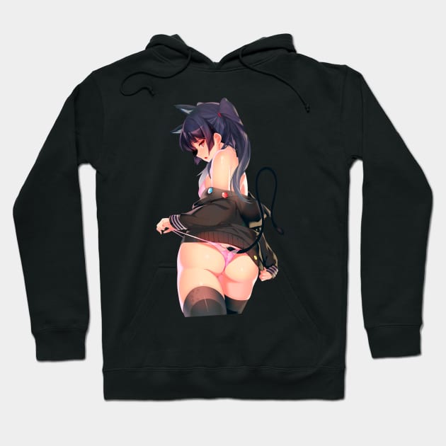 Lewd anime cheap face hoodie